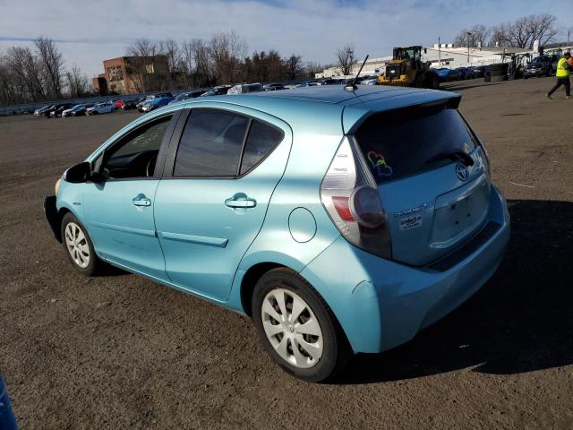 JTDKDTB38C1012112 - 2012 TOYOTA PRIUS C BLUE photo 2