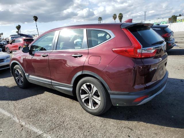 7FARW5H33HE014767 - 2017 HONDA CR-V LX BURGUNDY photo 2