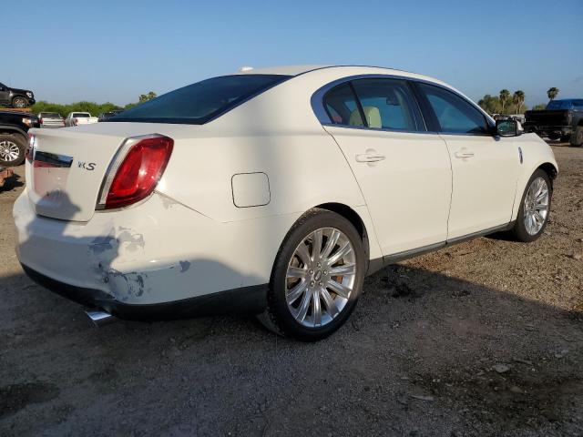 1LNHL9DR5AG616398 - 2010 LINCOLN MKS WHITE photo 3