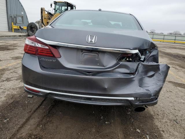 1HGCR2F78GA208278 - 2016 HONDA ACCORD EX GRAY photo 6