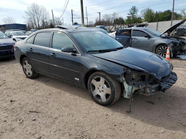 2G1WD58C589114399 - 2008 CHEVROLET IMPALA SUPER SPORT BLACK photo 4