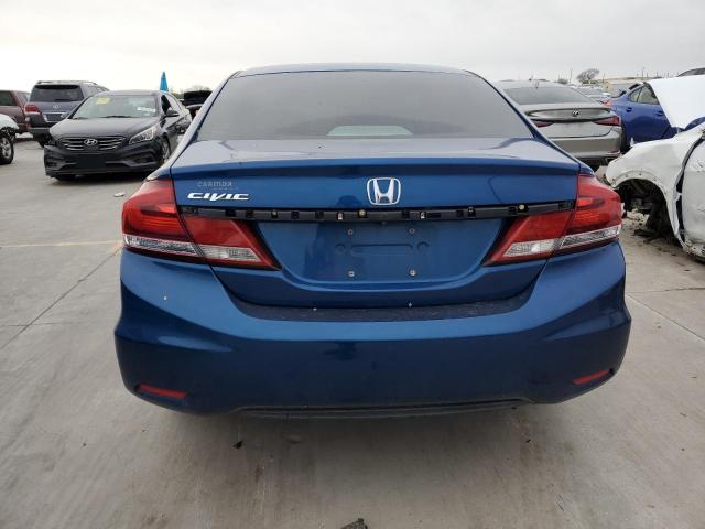 19XFB2F59FE051807 - 2015 HONDA CIVIC LX BLUE photo 6