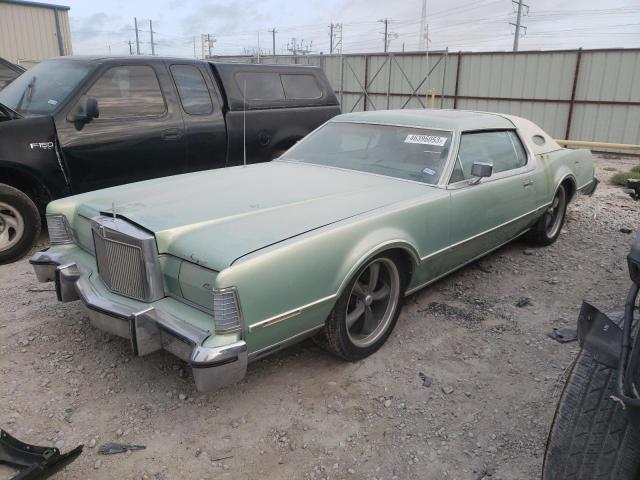 6Y89A827805 - 1976 LINCOLN CONTINENTL TURQUOISE photo 1