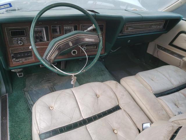 6Y89A827805 - 1976 LINCOLN CONTINENTL TURQUOISE photo 8