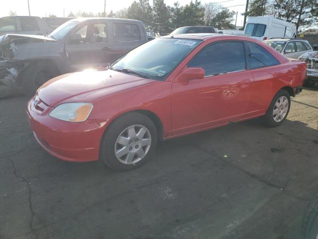 1HGEM21901L114066 - 2001 HONDA CIVIC SI RED photo 1