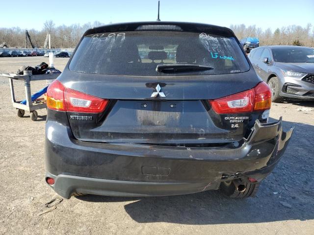 4A4AR3AW9FE043609 - 2015 MITSUBISHI OUTLANDER ES BLACK photo 6