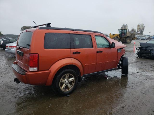 1D8GU28K98W260489 - 2008 DODGE NITRO SXT ORANGE photo 3