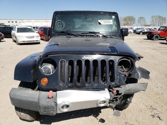 1C4AJWBG9CL176224 - 2012 JEEP WRANGLER SAHARA BLACK photo 5