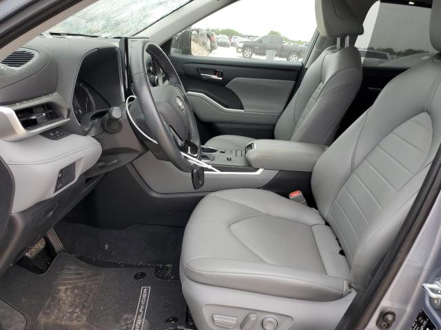 5TDGZRAH4MS088972 - 2021 TOYOTA HIGHLANDER XLE BLUE photo 7