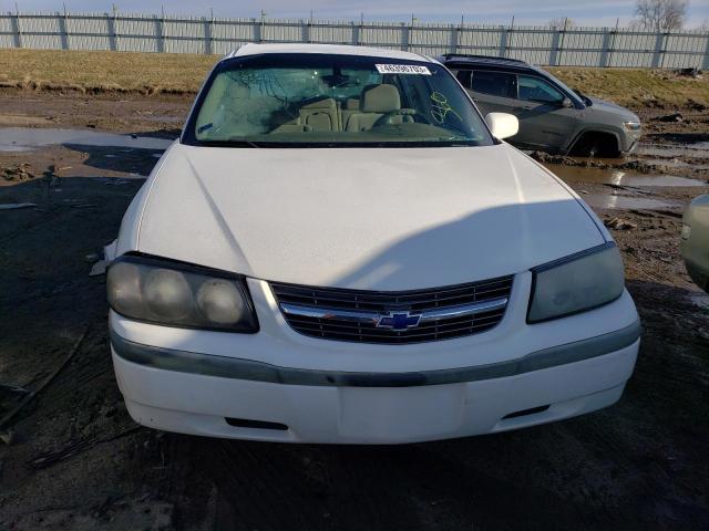 2G1WF52E149107741 - 2004 CHEVROLET IMPALA WHITE photo 5