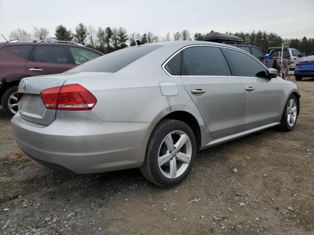 1VWBP7A38DC070885 - 2013 VOLKSWAGEN PASSAT SE GRAY photo 3