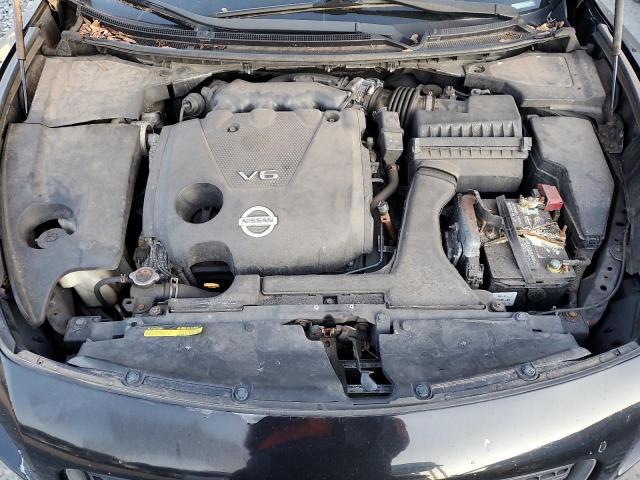 1N4AA5AP6AC837478 - 2010 NISSAN MAXIMA S BLACK photo 11