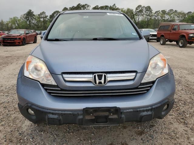 JHLRE38757C002933 - 2007 HONDA CR-V EXL BLUE photo 5