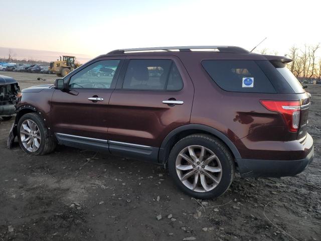 1FMHK8F83CGA15771 - 2012 FORD EXPLORER LIMITED MAROON photo 2