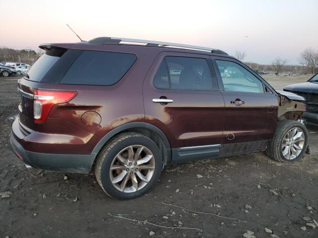 1FMHK8F83CGA15771 - 2012 FORD EXPLORER LIMITED MAROON photo 3