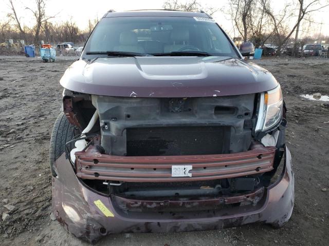 1FMHK8F83CGA15771 - 2012 FORD EXPLORER LIMITED MAROON photo 5