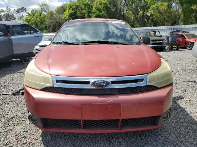 1FAHP37N59W196020 - 2009 FORD FOCUS SEL RED photo 5