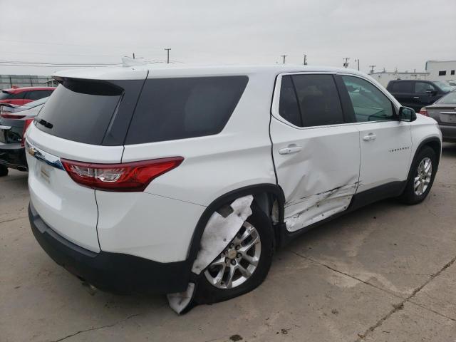 1GNERFKW5KJ318345 - 2019 CHEVROLET TRAVERSE LS WHITE photo 3