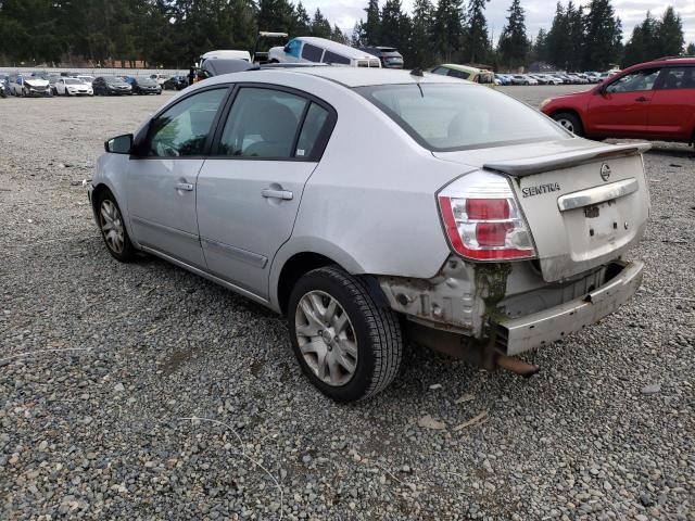 3N1AB6AP1CL714551 - 2012 NISSAN SENTRA 2.0 SILVER photo 2