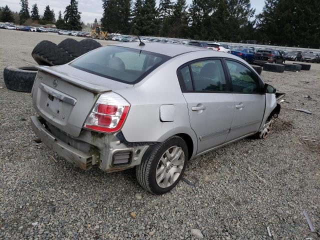 3N1AB6AP1CL714551 - 2012 NISSAN SENTRA 2.0 SILVER photo 3