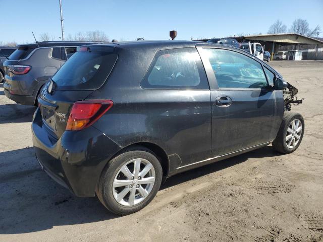 VNKJTUD32FA025077 - 2015 TOYOTA YARIS BLACK photo 3