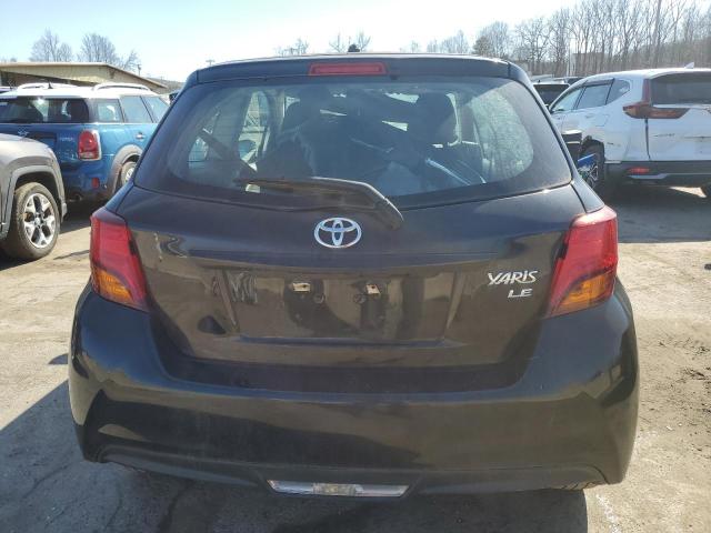 VNKJTUD32FA025077 - 2015 TOYOTA YARIS BLACK photo 6