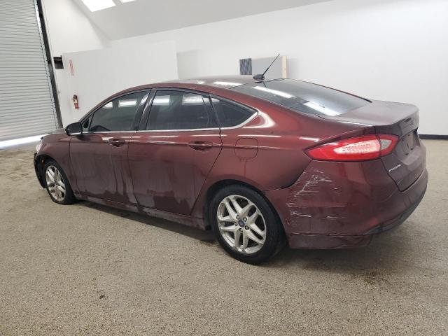 3FA6P0H76GR252746 - 2016 FORD FUSION SE RED photo 2