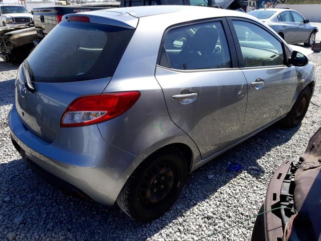 JM1DE1KY5E0185309 - 2014 MAZDA MAZDA2 SPORT SILVER photo 3