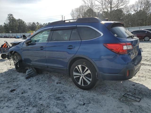 4S4BSANC6K3239304 - 2019 SUBARU OUTBACK 2.5I LIMITED BLUE photo 2