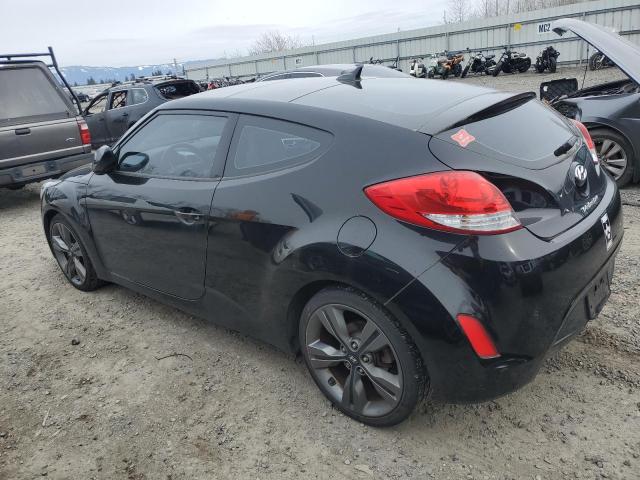 KMHTC6AD7DU092596 - 2013 HYUNDAI VELOSTER BLACK photo 2