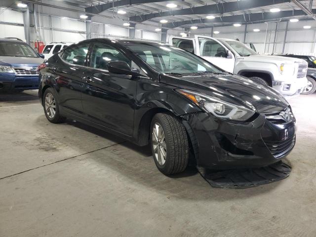 5NPDH4AE4FH614461 - 2015 HYUNDAI ELANTRA SE BLACK photo 4