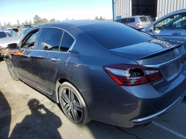 1HGCR2F59GA178044 - 2016 HONDA ACCORD SPORT GRAY photo 2