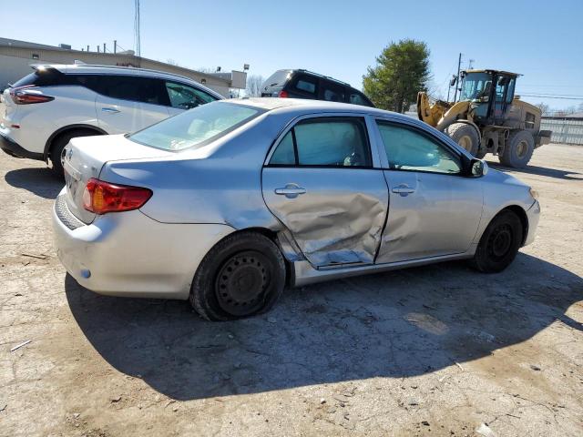 1NXBU4EE7AZ167941 - 2010 TOYOTA COROLLA BASE SILVER photo 3