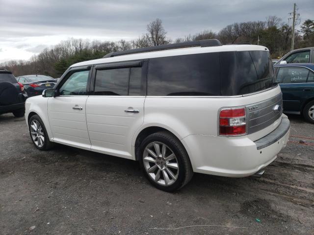 2FMHK6DT7ABA85466 - 2010 FORD FLEX LIMITED WHITE photo 2