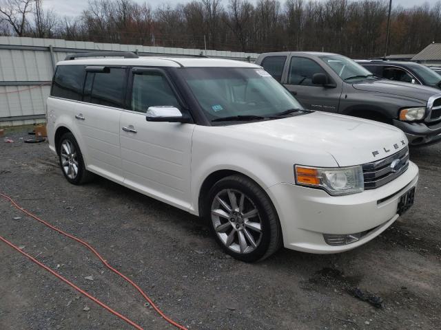 2FMHK6DT7ABA85466 - 2010 FORD FLEX LIMITED WHITE photo 4