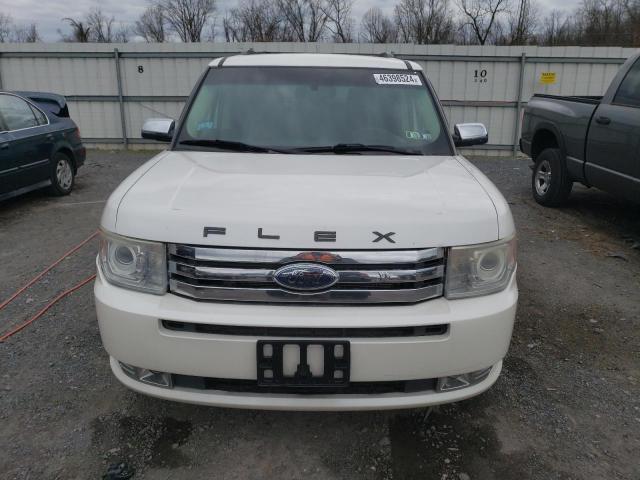 2FMHK6DT7ABA85466 - 2010 FORD FLEX LIMITED WHITE photo 5