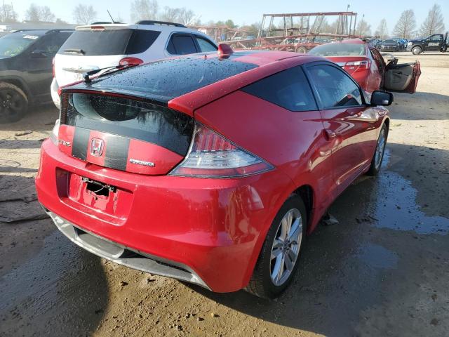 JHMZF1C62BS012121 - 2011 HONDA CR-Z EX RED photo 3