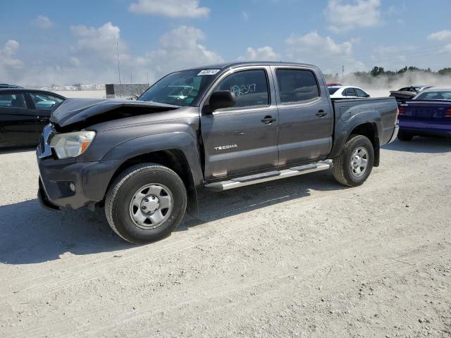 5TFJU4GN4FX075950 - 2015 TOYOTA TACOMA DOUBLE CAB PRERUNNER GRAY photo 1