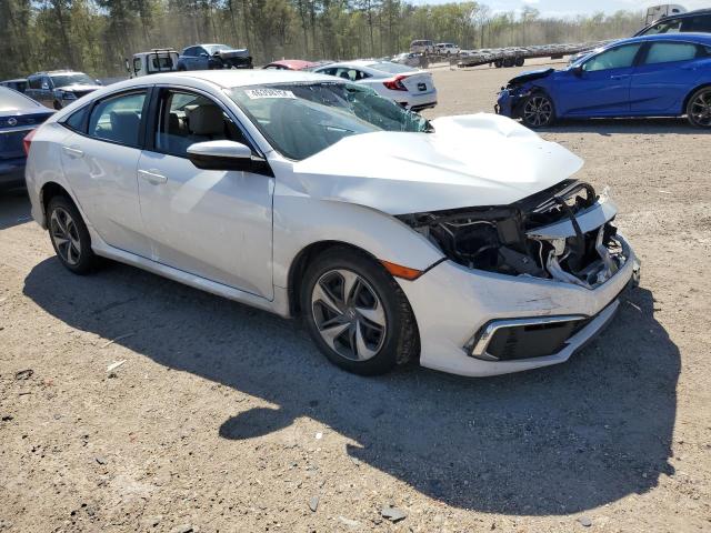 19XFC2F65KE037922 - 2019 HONDA CIVIC LX WHITE photo 4