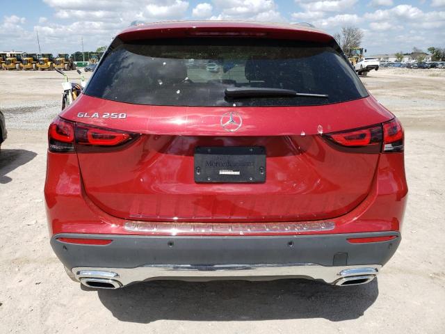 W1N4N4GBXNJ402006 - 2022 MERCEDES-BENZ GLA 250 RED photo 6