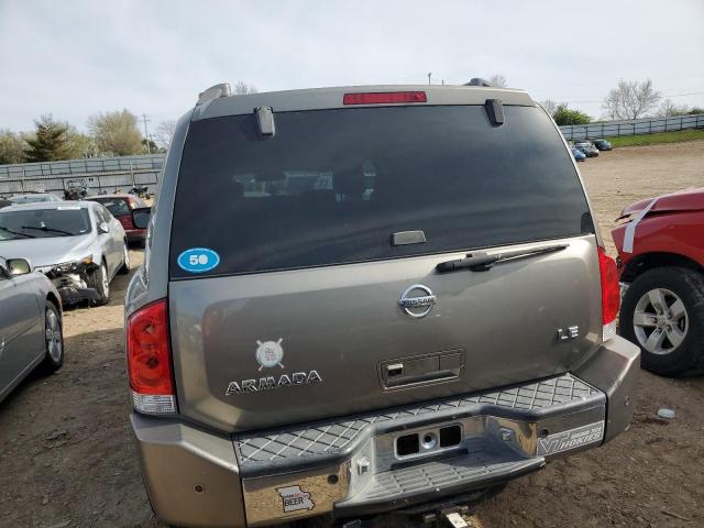 5N1AA08B36N728913 - 2006 NISSAN ARMADA SE GRAY photo 6