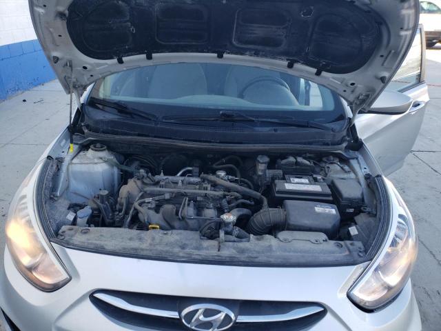 KMHCT4AE0FU883066 - 2015 HYUNDAI ACCENT GLS SILVER photo 11