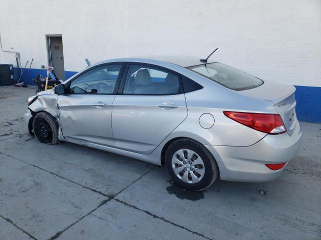 KMHCT4AE0FU883066 - 2015 HYUNDAI ACCENT GLS SILVER photo 2