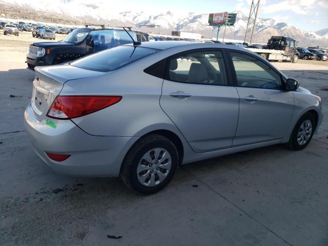 KMHCT4AE0FU883066 - 2015 HYUNDAI ACCENT GLS SILVER photo 3