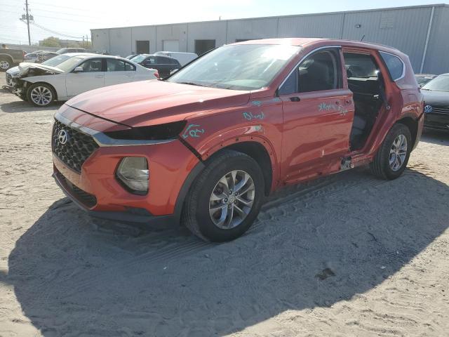 5NMS23AD9KH044779 - 2019 HYUNDAI SANTA FE SE ORANGE photo 1