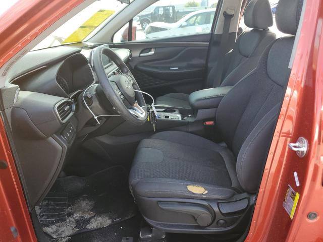 5NMS23AD9KH044779 - 2019 HYUNDAI SANTA FE SE ORANGE photo 7