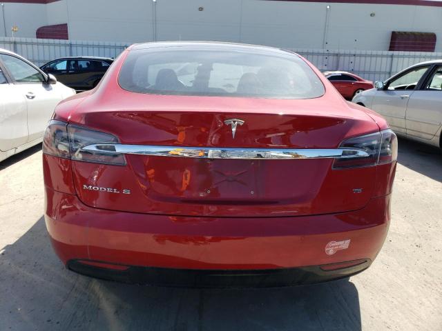 5YJSA1E17HF196531 - 2017 TESLA MODEL S RED photo 6