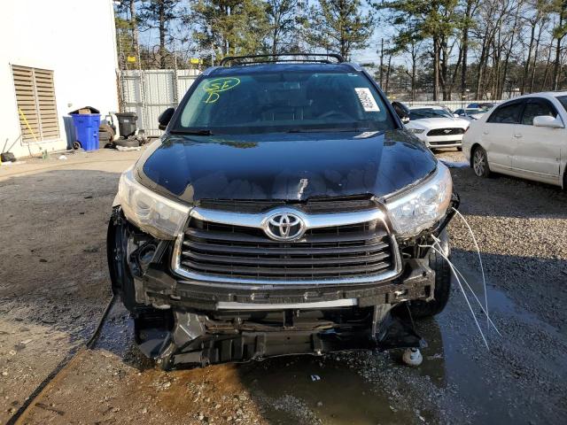 5TDJKRFHXGS312723 - 2016 TOYOTA HIGHLANDER XLE BLACK photo 5