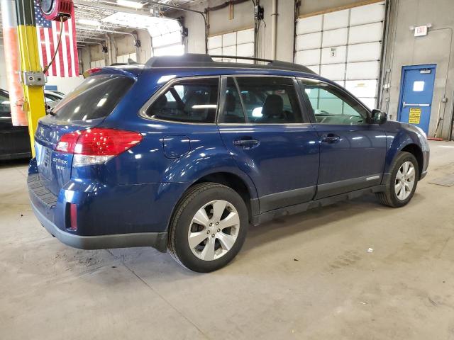 4S4BRDKC6B2375746 - 2011 SUBARU OUTBACK 3.6R LIMITED BLUE photo 3