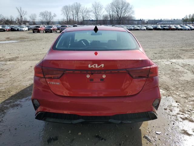 3KPF24AD6PE556036 - 2023 KIA FORTE LX RED photo 6